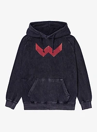 Marvel Wonder Man Chest Icon Costume Mineral Wash Hoodie
