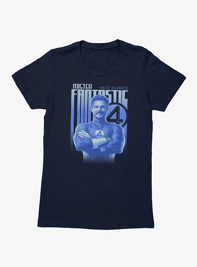 Marvel Fantastic 4 Mister Blue Reed Richards Womens T-Shirt