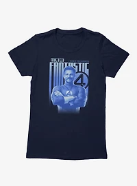 Marvel Fantastic 4 Mister Blue Reed Richards Womens T-Shirt