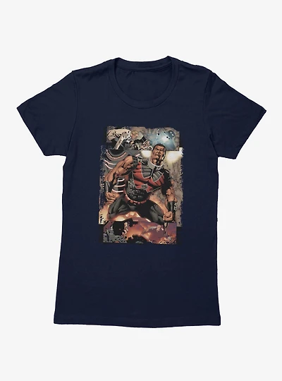 Marvel Wonder Man Chain Release Panel Womens T-Shirt