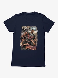 Marvel Wonder Man Chain Release Panel Womens T-Shirt