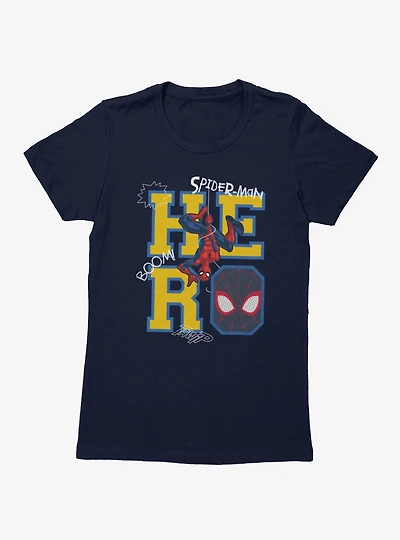 Marvel Spider-Man Hero Boom Thwip Wave Womens T-Shirt