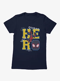 Marvel Spider-Man Hero Boom Thwip Wave Womens T-Shirt