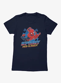 Marvel Spider-Man Web-Slinger Spidey Womens T-Shirt