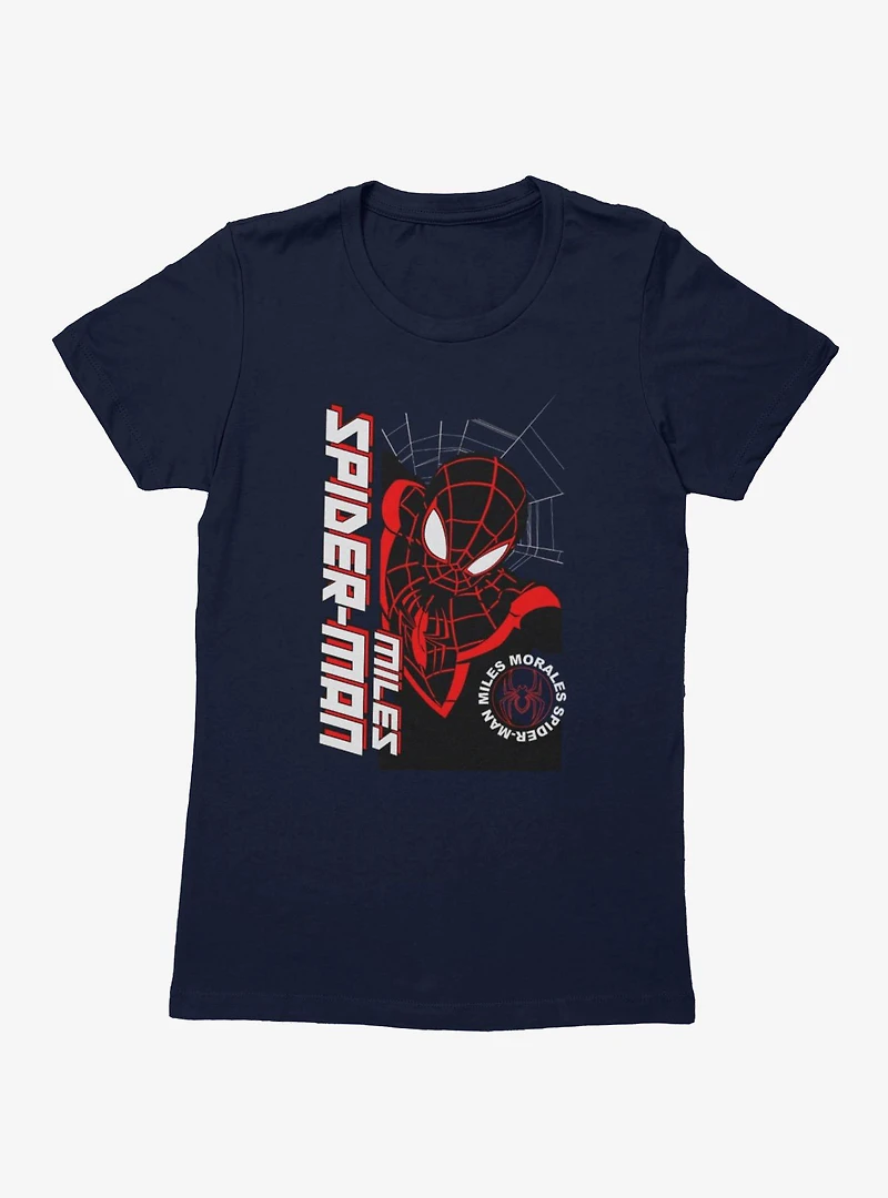 Marvel Spider-Man Miles Morales Wall Slider Womens T-Shirt