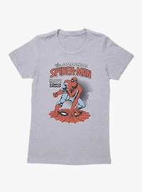 Marvel Comics Retro Crouch On Icon Womens T-Shirt