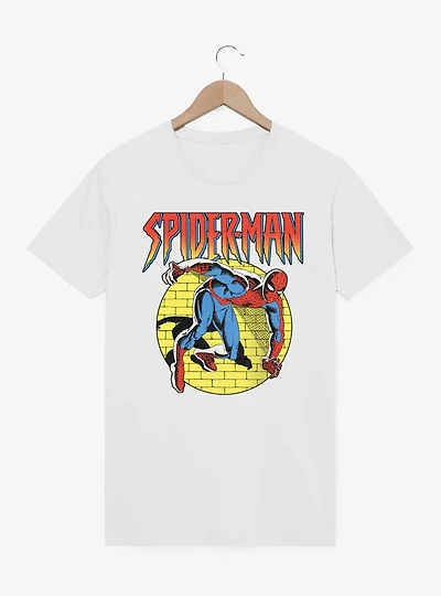 Marvel Comics Retro Yellow Brick Wall T-Shirt