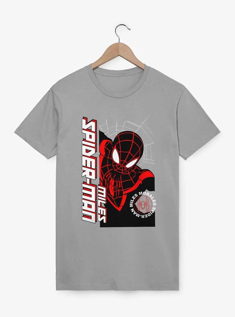 Marvel Spider-Man Miles Morales Wall Slider T-Shirt