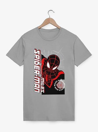 Marvel Spider-Man Miles Morales Wall Slider T-Shirt