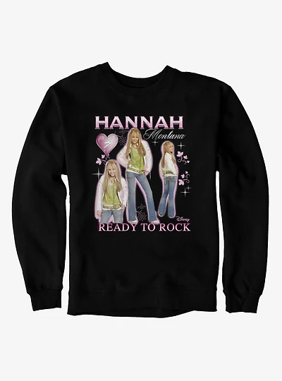 Disney Hannah Montana Ready To Rock Collage Sweatshirt