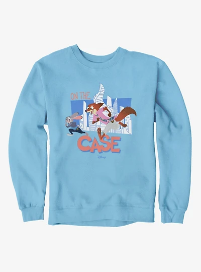 Disney Pixar Zootopia 2 On The Case Sly Hopps Run Sweatshirt