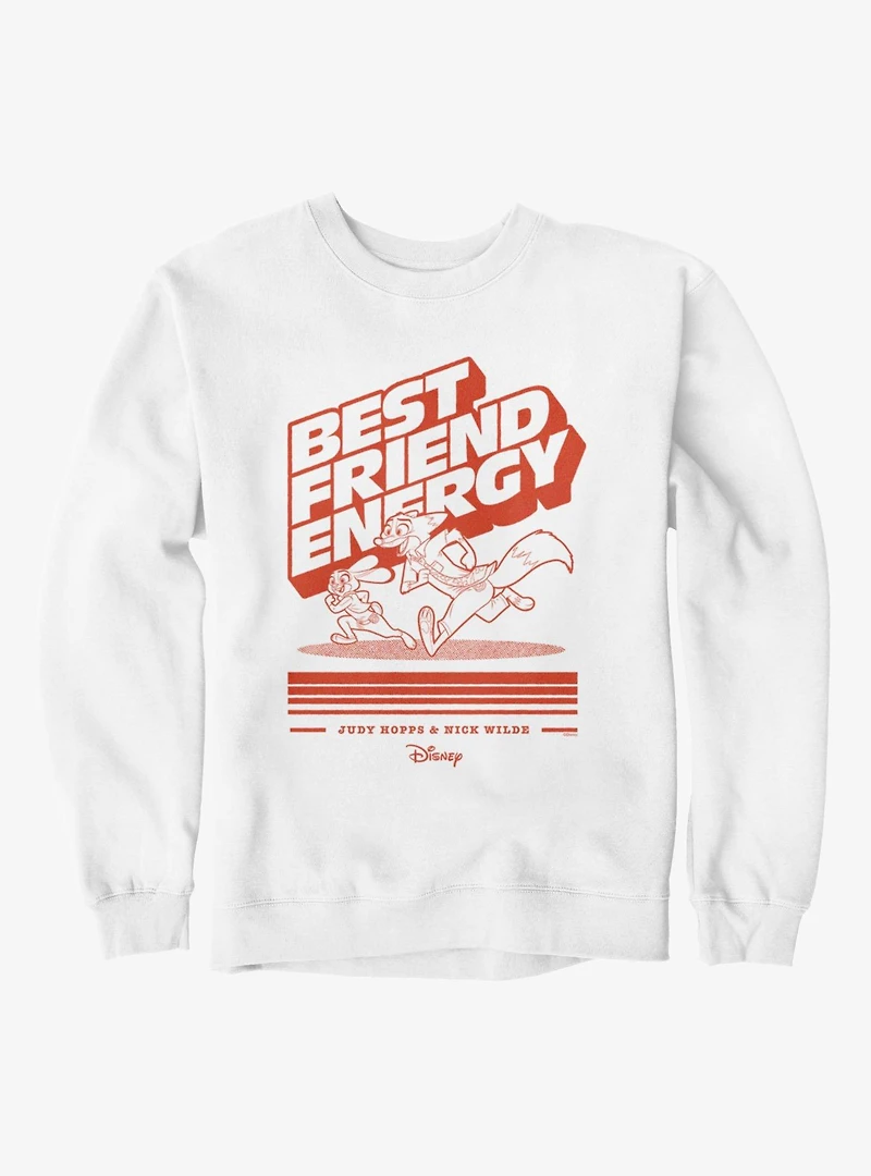 Disney Pixar Zootopia 2 Best Friend Energy Hopps & Wilde Sweatshirt