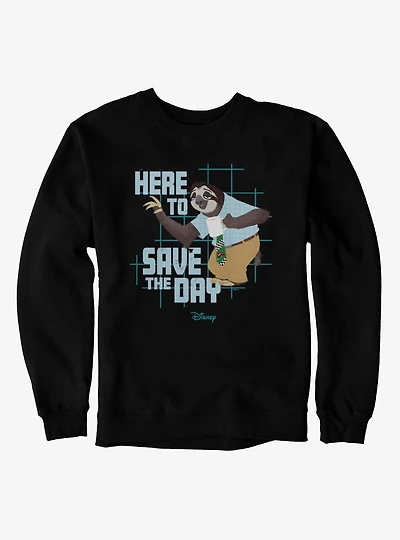 Disney Pixar Zootopia 2 Here To Save The Day Flash Sweatshirt