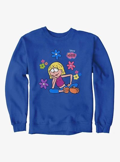 Disney Lizzie McGuire Cartoon Thinking Flowers Sweatshirt