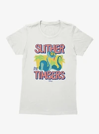 Disney Pixar Zootopia 2 Slither Me Timbers Gary Womens T-Shirt