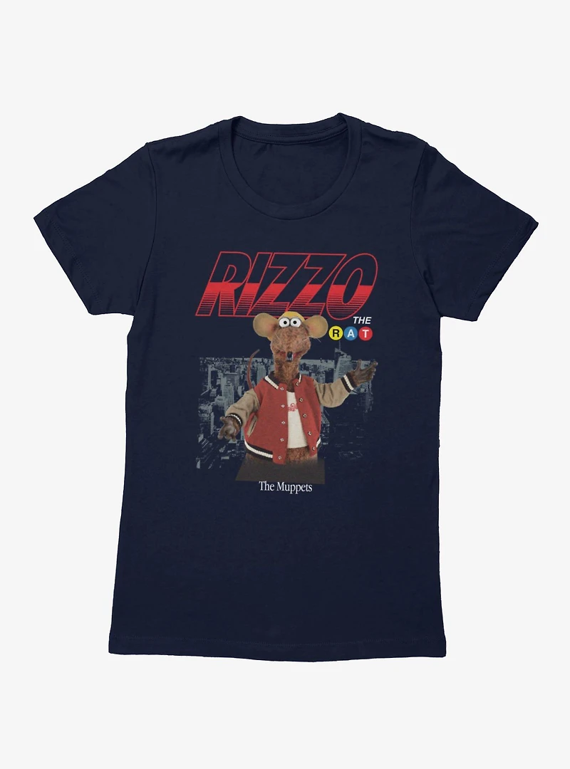 Disney The Muppets Rizzo Rat City Drop Womens T-Shirt