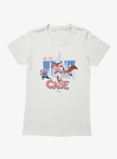 Disney Pixar Zootopia 2 On The Case Sly Hopps Run Womens T-Shirt