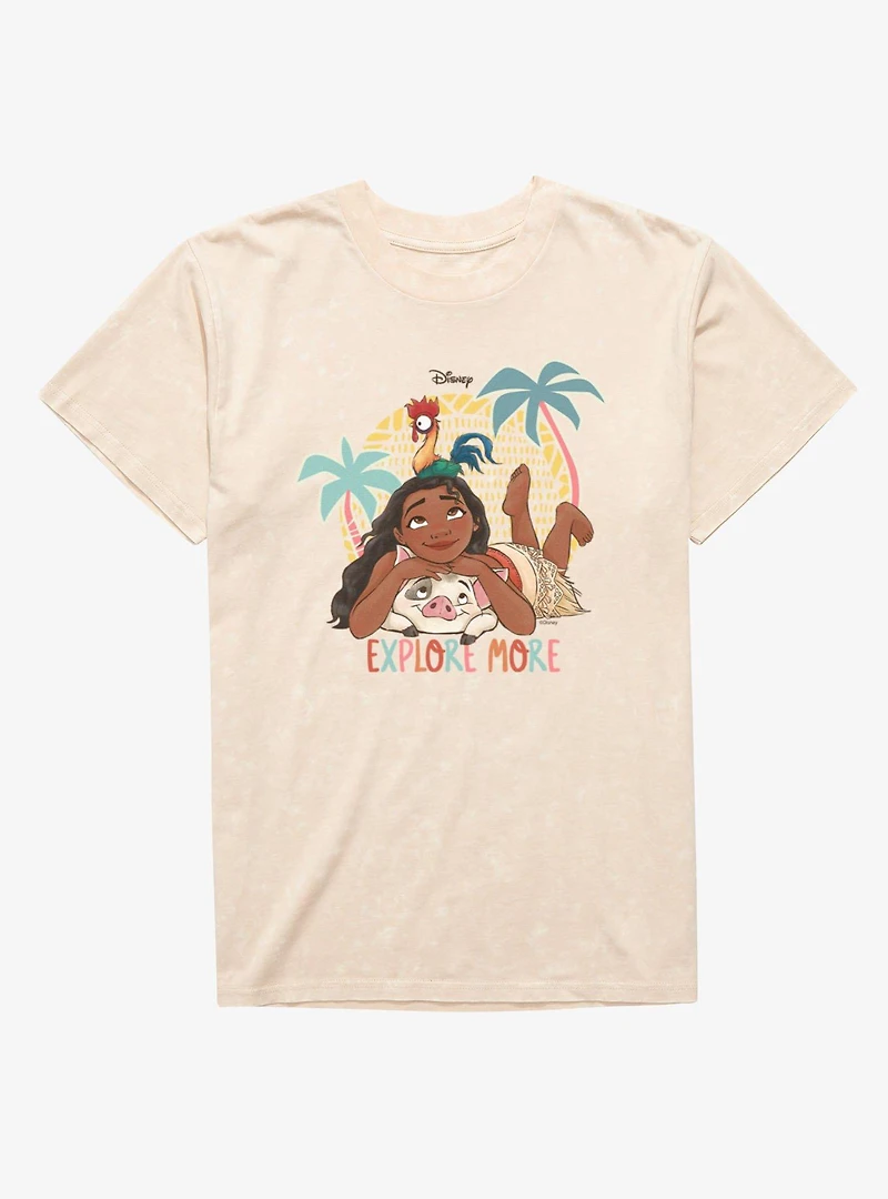 Disney Moana Explore More Pua Hei Mineral Wash T-Shirt