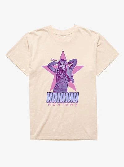 Disney Hannah Montana Ready To Rock Star Mineral Wash T-Shirt
