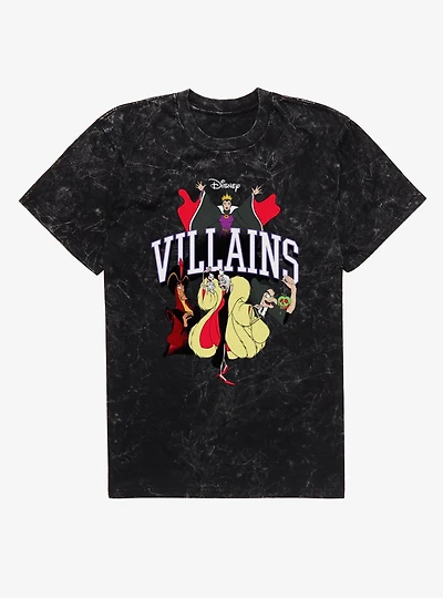 Disney Villains Hold It Up Mineral Wash T-Shirt