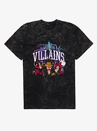 Disney Villains Lightning Evil Smiles Mineral Wash T-Shirt
