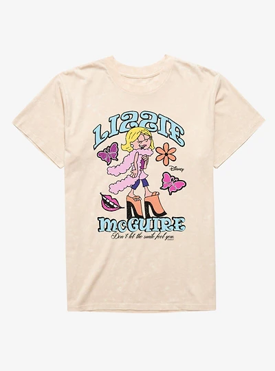 Disney Lizzie McGuire Don?t Let The Smile Fool You High Heels Mineral Wash T-Shirt