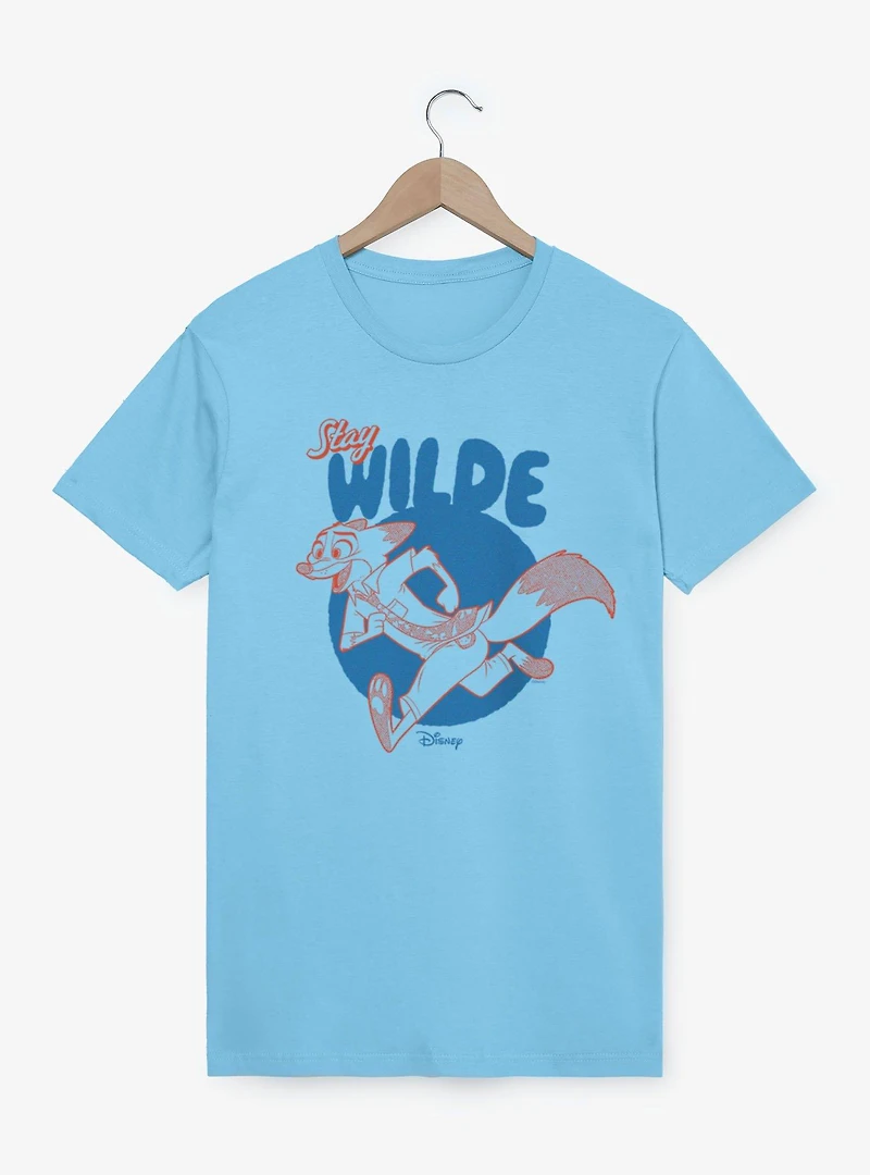Disney Pixar Zootopia 2 Stay Wilde Running Circle T-Shirt