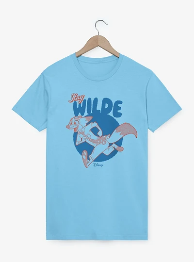 Disney Pixar Zootopia 2 Stay Wilde Running Circle T-Shirt