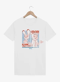 Disney Pixar Zootopia 2 Hopps & Wilde Undercover Print T-Shirt