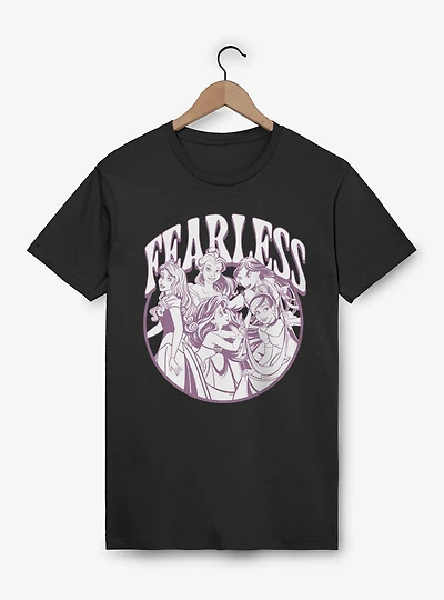 Disney Princess Fearless Group Outline T-Shirt