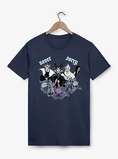 Disney Villains Never Sorry Floral T-Shirt
