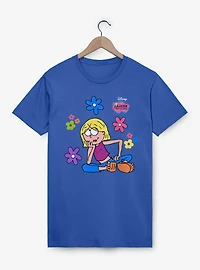 Disney Lizzie McGuire Cartoon Thinking Flowers T-Shirt