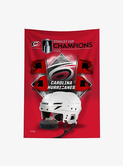 Carolina Hurricanes 2026 Stanley Cup Champions Strive Tapestry