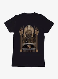 House Of The Dragon Iron Throne Womens T-Shirt