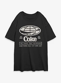 Coca-Cola The Pause That Refreshes Womens Oversized T-Shirt