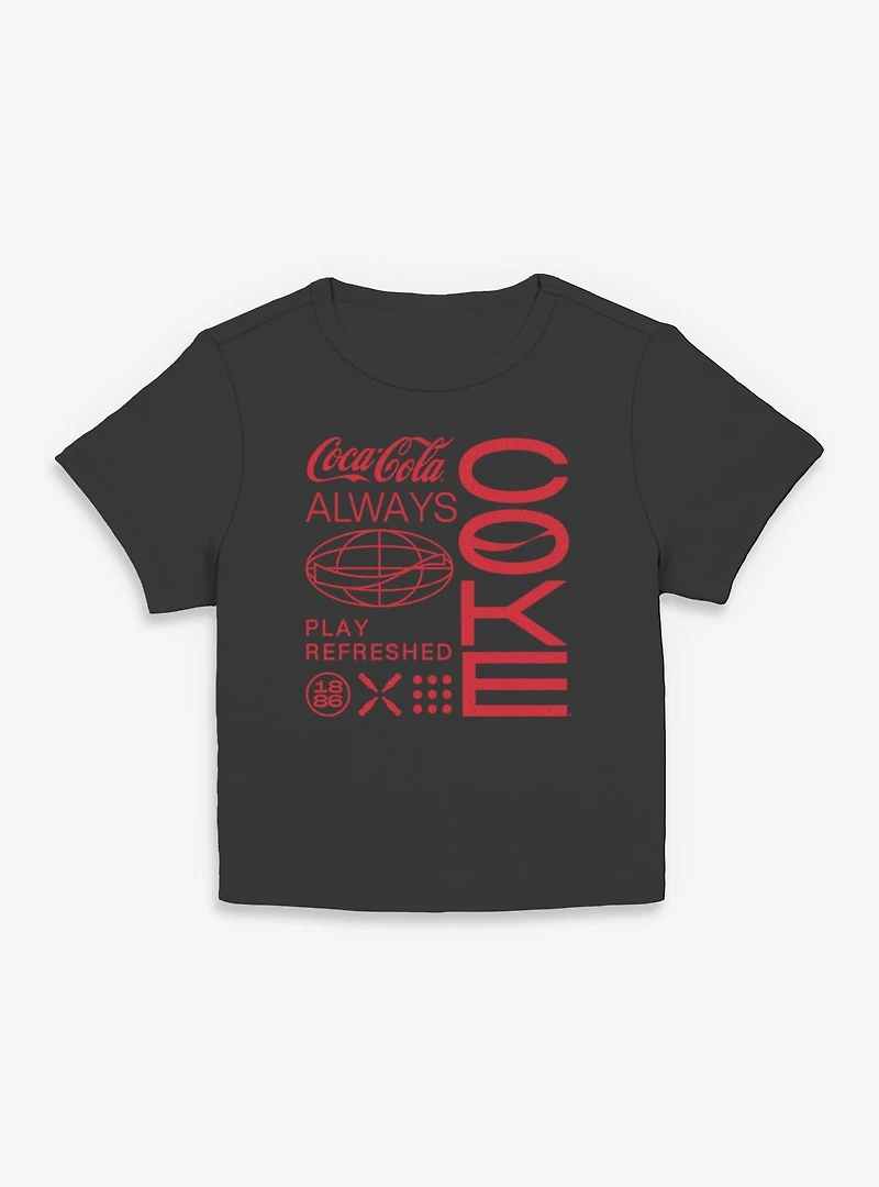 Coca-Cola Coke Always Womens Baby Tee