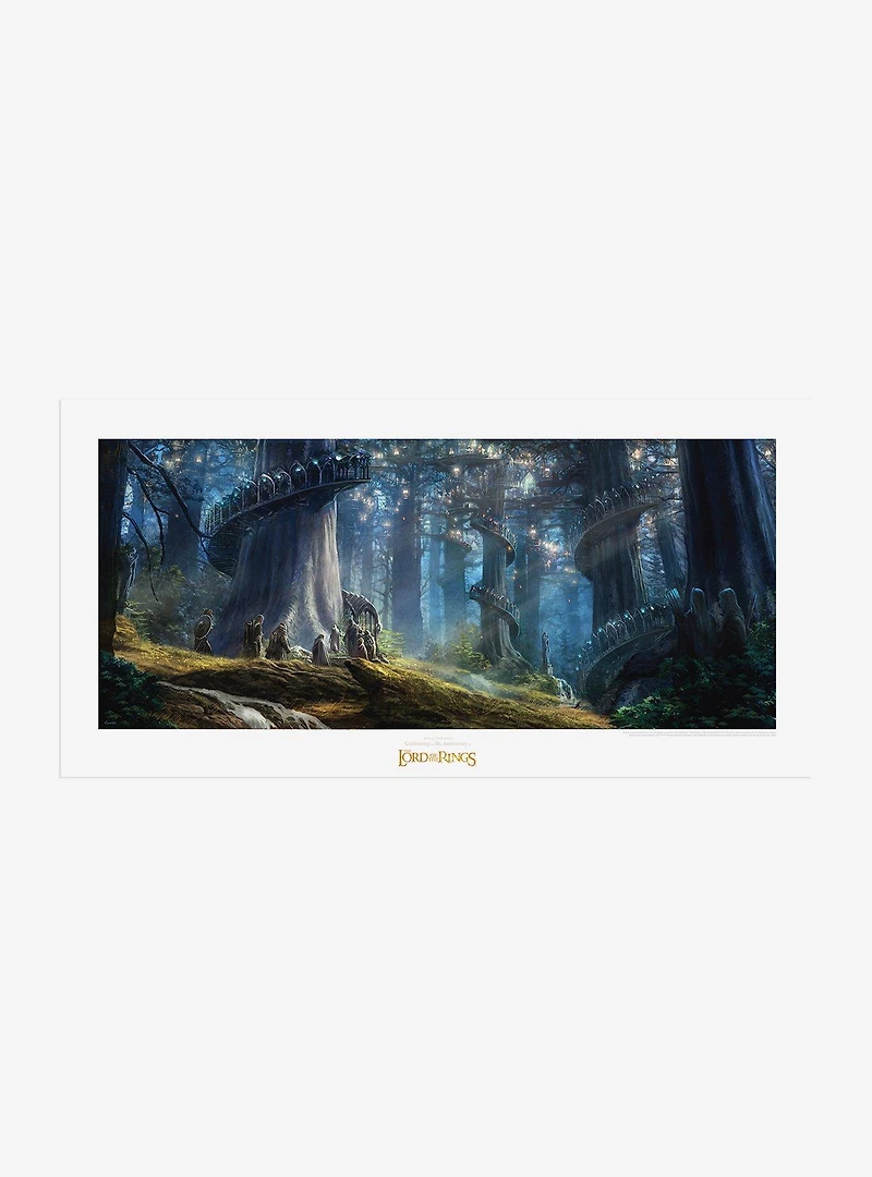 The Lord of the Rings Lothlorien Art Print