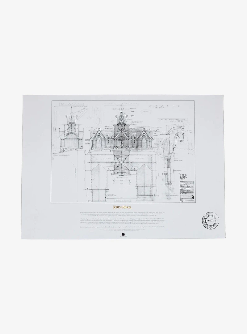 The Lord of the Rings The Stable of Edoras Blueprint