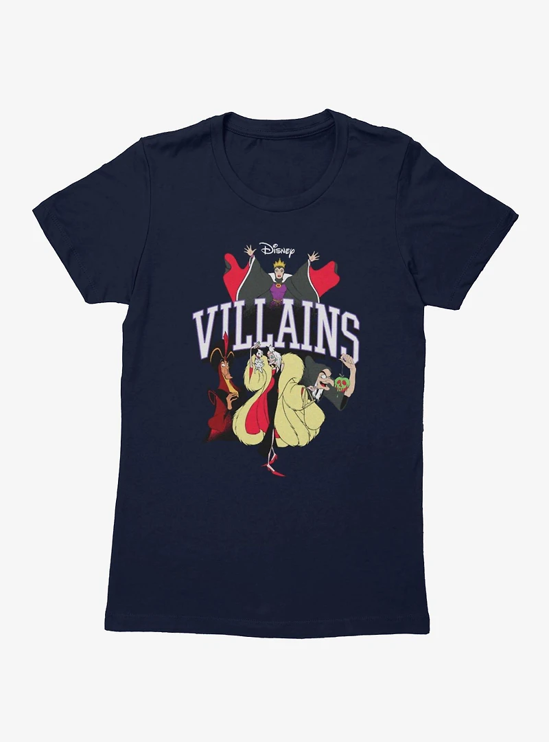 Disney Villains Hold It Up Womens T-Shirt