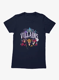 Disney Villains Lightning Evil Smiles Womens T-Shirt