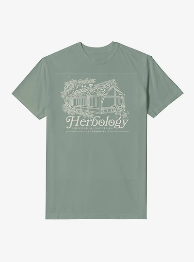 Harry Potter Herbology Greenhouse 3 Garment Dyed T-Shirt