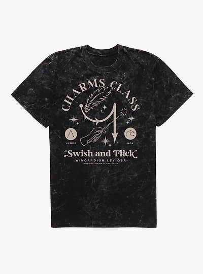 Harry Potter Swish And Flick Mineral Wash T-Shirt