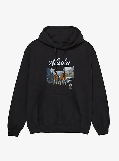 Disney Brother Bear Alaska Moose Rutt And Tuck Hoodie