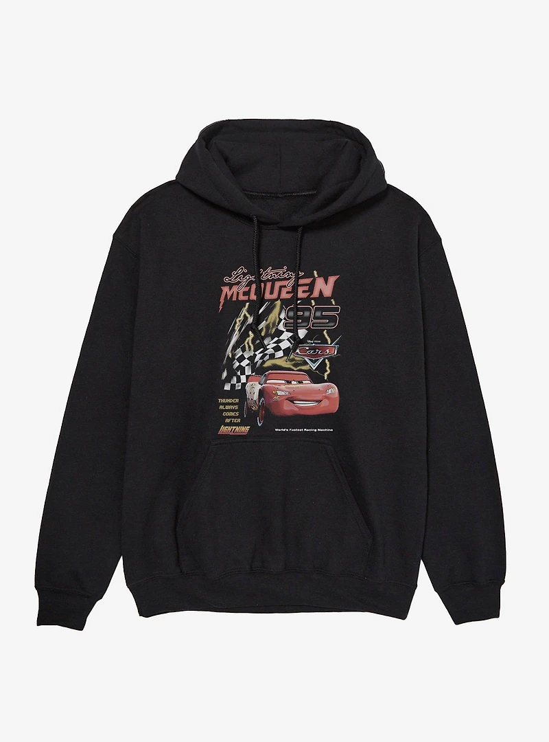 Disney Pixar Cars Lightning McQueen Thunder Comes 95 Hoodie