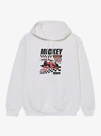 Disney Mickey Mouse Racing Legend 28 Checker Waves Hoodie