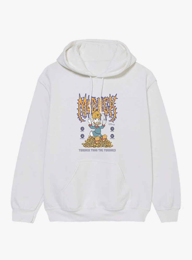 Disney Mickey Mouse Tougher Than The Toughies Spikey McDuck Hoodie