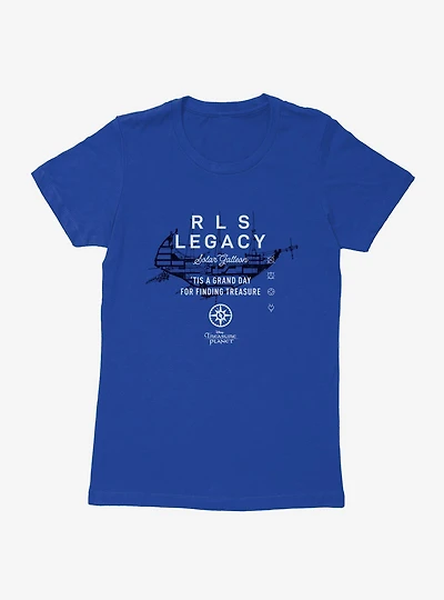 Disney Treasure Planet RLS Legacy Solar Galleon Side View Womens T-Shirt
