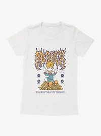 Disney Mickey Mouse Tougher Than The Toughies Spikey McDuck Womens T-Shirt