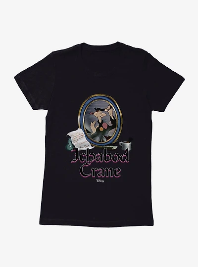 Disney Classics Ichabod Crane Broken Mirror Womens T-Shirt