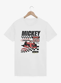 Disney Mickey Mouse Racing Legend 28 Checker Waves T-Shirt
